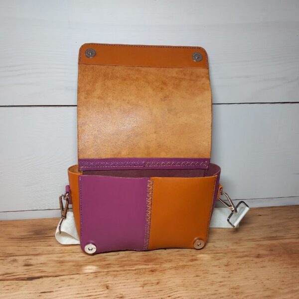 Sac à main jaspe multicolore – Image 3